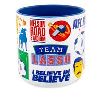 Silver Buffalo Ted Lasso Icons Taza de cerámica | Taza de café para té, espresso, cacao | Capacidad para 13 onzas