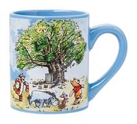 Silver Buffalo Winnie The Pooh Group Walk - Taza de café de cerámica, 14 onzas