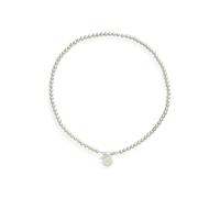 Silver Collar con abalorios de plata de ley TALLA ÚNICA