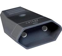 Silver Electronics 9158 Clavija Hembra, 250 V, Negro