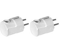 Silver Electronics 9171 Clavija Macho con Entrada Lateral (Paquete de 2)