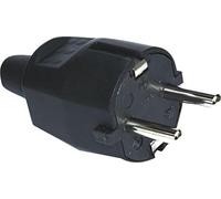 Silver Electronics 9230 Clavija macho, Negro