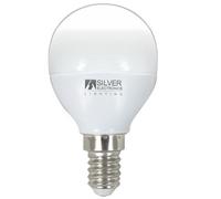 Silver Electronics 961214 - Lampara ceramica LED esferica E14 4,5W L.Fria
