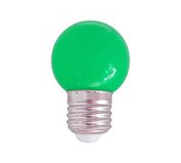 SILVER ELECTRONICS Bombillas, E27, 1 W, Verde