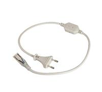 Silver Electronics Cable de alimentación con enchufe para tira LED Blanco 50 m