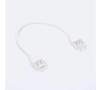 SILVER ELECTRONICS - Conector intermedio + cable para tira LED monocolor 230V 12mm IP44