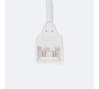 SILVER ELECTRONICS - Conector intermedio + cable para tira LED RGB 230V 12mm IP44
