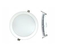 SILVER ELECTRONICS Downlight plano 18W 6000K blanco empotrar