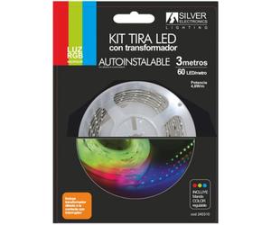Silver Electronics KIT tira LED 3m 7.2W/m RGB