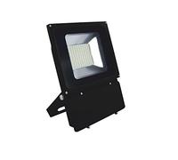 Silver Electronics LED Proyector SMD, 100 watts, Negro,