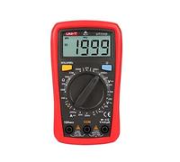 Silver Electronics - Multimetro (UT131D), Tamaño: palma de mano, Rango manual, Mide: Capacitancia, Resistencia y Frecuencia, Comprobador de diodos y continuidad, Display máximo de 2.000
