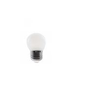 SILVER ELECTRONICS Pack x20 Bombilla LED Esférica G45 filamento Crystal Frost A Class E27 485lm 2,3W 4000K 300º 30.000h