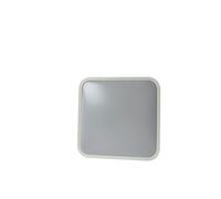 SILVER ELECTRONICS Plafón LED superficie HYDRA cuadrado 410x410mm 36W 3600lm 3CCT + marco blanco