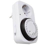 Silver Electronics - Programador analogico 24 Horas, Blanco