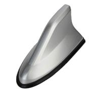 (Silver) Fashion Waterproof Shark Fin Antenna Auto Car Roof Strong Signal Radio Aerials