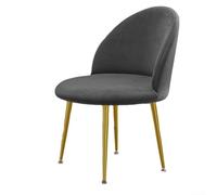 Silver Fox - Funda de tela de terciopelo estilo pato para comedor, lavable a máquina y resistente a las manchas (negro)