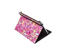 Silver HT Cool Ice Pop - Funda Universal Estampada (9-10.1") Color Rojo y Blanco