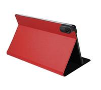 Silver HT - Funda para iPad 11" (11ª Generación 2025) - Bookcase Wave Roja, Compatible con iPad 10.