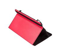 Silver HT - Funda Universal Basic para Tablets de 9 a 10.1 Pulgadas con función Soporte. Materiales y Acabados diseño Liso de Color Rojo.