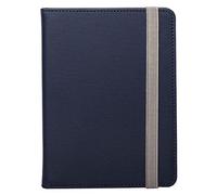 Silver HT - Funda Universal Bookcase Wave para Ebooks, Libros Electrónicos de 6 Pulgadas, Azul. Compatible con Kobo Clara HD, BQ Cervantes, Sony Reader, Amazon Kindle, Wolder, etc