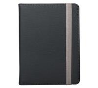 Silver HT - Funda Universal Wave para Ebook Libro Electrónico de 6 Pulgadas Compatible con Kobo Clara HD, Nook Glowlight, Kindle Kids Edition, Aura 2, BQ Cervantes, Sony Reader, Amazon Kindle, Negro