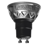 Silver ht- led pro+ dicroica 5w gu10 2700k 470lm 38º gris