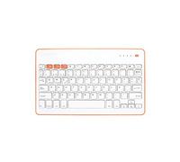 SilverHT Wireless BT Teclado Inalámbrico Naranja y Blanco para Tablets