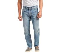 Silver Jeans Co. Eddie - Jeans de Pierna cónica de Ajuste Relajado para Hombre, Color índigo Mediano., 40W/34L