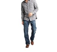 Silver Jeans Co. Gordie - Vaqueros de pierna recta para hombre, ajuste relajado, color arena oscuro, 31 W x 32 L