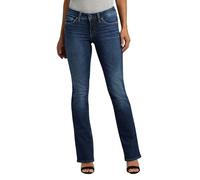 Silver Jeans Co. Suki-Jeans Ajustados de Tiro Medio con Corte de Bota, Vintage Dark Wash, 28W x 33L para Mujer