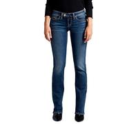 Silver Jeans Co. Tuesday Low Rise Slim Bootcut Jeans, Med Wash Edb346, 26W x 33L para Mujer