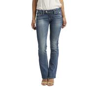 Silver Jeans Co. Tuesday Low Rise Slim Bootcut Jeans Med Wash SJL245 25W x 31L