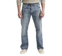 Silver Jeans Gordie - Pantalones Vaqueros de Pierna Recta para Hombre, añil, 34W/30L