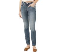 Silver Jeans Suki Mid Rise Skinny Jeans, Dark Wash Edk358, 27W x 29L para Mujer
