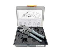 Silver Line by Weidmüller FlexCrimp 485850 - Juego de herramientas de crimpado (incluye 5 insertos intercambiables, incluye casquillos, conectores aislados, casquillos planos, conectores planos)