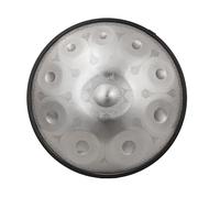Silver Mandala - Tambor de acero premium, perfecto para meditación y yoga, instrumento de curación portátil