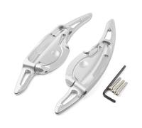 (Silver)Motor Vehicle ControlsAuto Car Steering Wheel Paddle Shifter Extension For LA FESTA 2019-2020