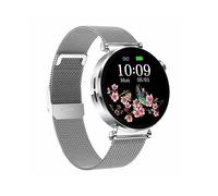 (Silver, Multicolor) ET490 1.27-Inch Screen Women Wrist Bracelet Health ECG Sleeping Monitor Smart Watch - Silver
