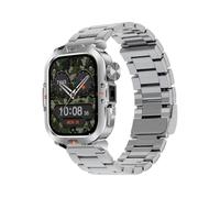 (Silver, Multicolor) V17 Smart Watch Bluetooth Call Health Monitor Multi-Sport Tracker IP68 Waterproof Smartwatch, Steel
