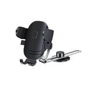 (Silver)Phone Holder F17 Car Dashboard Screen Mount Phone Holder Stand Adhesive Rotatable Cellphone Bracket