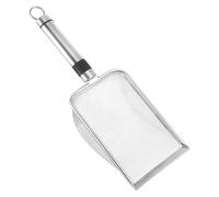 Silver Reptile Sand Scoop Made of Stainless Steel for Cleaning