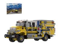 Silver Ridge - Juego de construcción de camión de bomberos forestal, juego de construcción creativo de 767 piezas con camión de bomberos, vehículos de rescate y escenas de emergencia, regalo para