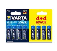 Silver sanz Pilas alcalinas - Pila alcalina lr6aa (Blister 4+4u)