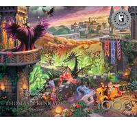 Silver Select - Disney - Thomas Kinkade - Maléfica - Rompecabezas de 1000 Piezas