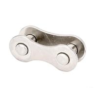 Silver Steel Bicycle Master Links 24pcs 1/2x1/8 Size | 24 pieces per set, 1/2x1/8 inch size, quick connect design, electroplated steel, single speed compatible