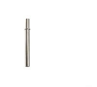 Silver Steel Rod Joiner Tube 12.2mm Strong Fix | Steel material, reinforced port, 12.2mm max size, para durable joint, fixes broken poles effectively