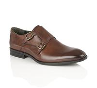 Silver Street London Bourne, Mocasín Monkstrap Hombre, Brown, 42 EU