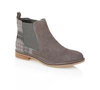 Silver Street London Jenny - Botas Chelsea de piel de ante de alta calidad para mujer, cómodas y ligeras, gris, 40 EU