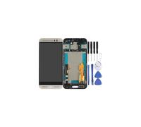 (Silver) TFT Replacement Screen Display for HTC One M9+ / M9 Plus Digitizer Full Assembly with Frame