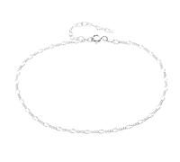SilverAmber Jewellery UK - Tobilleras ajustables de plata de ley 925 con extensor, para el día de la madre, hija, esposa, novia, mujeres, ideas de regalo de cumpleaños, 28 cm, Plata de ley, Ámbar